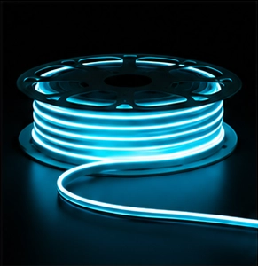 水色のLEDネオン