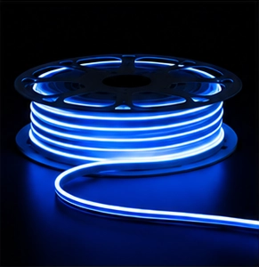 青色のLEDネオン