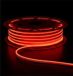 赤色のLEDネオン